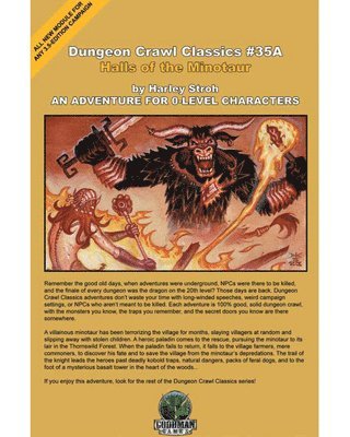 bokomslag Dungeon Crawl Classics #35A Mini: Halls of the Minotaur