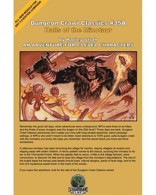 Harley Stroh - Stroh, H: Dungeon Crawl Classics #35a Mini: Halls of the Min, Häftad