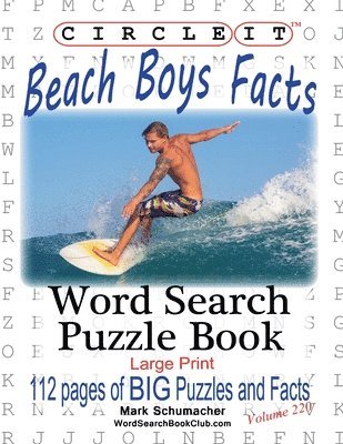 Circle It, Beach Boys Facts, Word Search, Puzzle Book 1