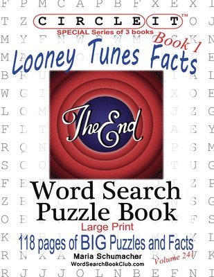 Circle It, Looney Tunes Facts, Book 1, Word Search, Puzzle Book 1
