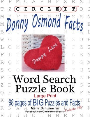 Circle It, Donny Osmond Facts, Word Search, Puzzle Book 1