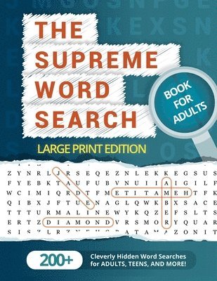The Supreme Word Search Book for Adults - Large Print Edition 1