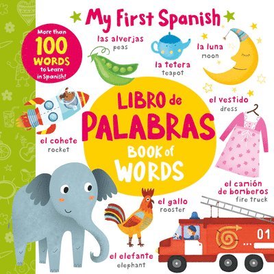 Clever Publishing - Book of Words - Libro de Palabras: More Than 100 Words to Learn in Spanish!, Kartonnage
