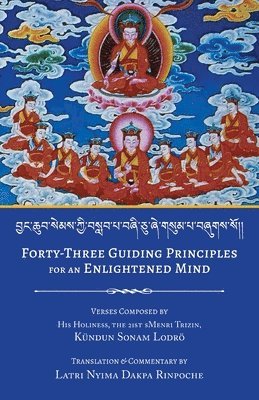 Nyima Dakpa - Forty-Three Guiding Principles for an Enlightened Mind, Häftad