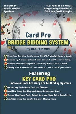 Ron Feldman - Card Pro Bridge Bidding System: Paperback, Häftad