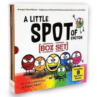 bokomslag A Little Spot of Emotion 8 Book Box Set (Books 1-8: Anger, Anxiety, Peaceful, Happiness, Sadness, Confidence, Love, & Scribble Emotion)