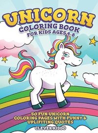 bokomslag Unicorn Coloring Book for Kids Ages 4-8