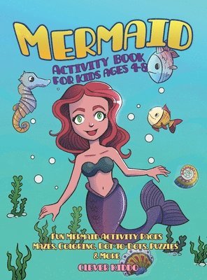 Mermaid Activity Book for Kids Ages 4-8 1