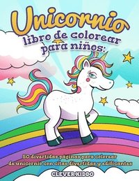 bokomslag Unicornio libro de colorear para ninos