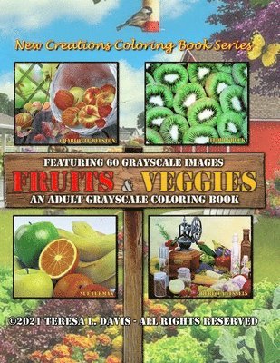 bokomslag New Creations Coloring Book Series: Fruits and Veggies