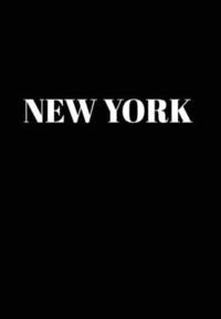 bokomslag New York: Hardcover Black Decorative Book for Decorating Shelves, Coffee Tables, Home Decor, Stylish World Fashion Cities Design
