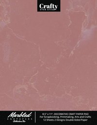 bokomslag Marbled Endpapers Collection Two, 8.5 x 11, Decorative Craft Paper Pad for Scrapbooking, Printmaking, Arts and Crafts