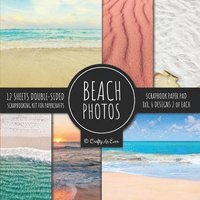 bokomslag Beach Photos Scrapbook Paper Pad 8x8 Scrapbooking Kit for Papercrafts, Cardmaking, DIY Crafts, Summer Aesthetic Design, Multicolor