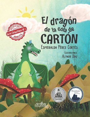 dragón de la cola de cartón