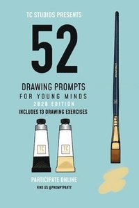 bokomslag 52 Drawing Prompts For Young Minds: 2020 Edition