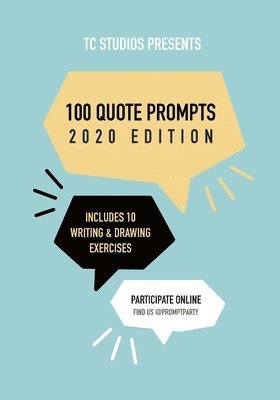 bokomslag 100 Quote Prompts: 2020 Edition