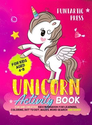 bokomslag Unicorn Activity Book for Kids Ages 4-8