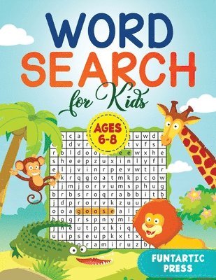 bokomslag Word Search for Kids Ages 6-8