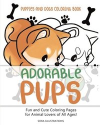 bokomslag Puppies and Dogs Coloring Book