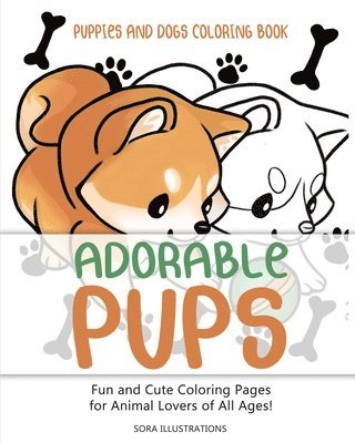 Puppies and Dogs Coloring Book 1