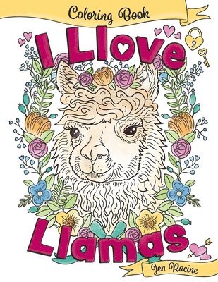 I Llove Llamas Coloring Book 1