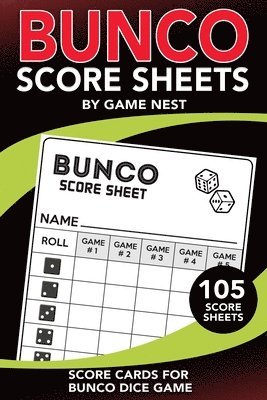 Bunco Score Sheets 1