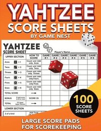 bokomslag Yahtzee Score Sheets