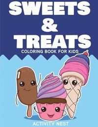 bokomslag Sweets and Treats Coloring Book for Kids
