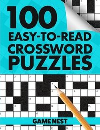 bokomslag 100 Easy-To-Read Crossword Puzzles