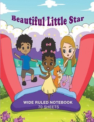 bokomslag Beautiful Little Star Ruled Notebook