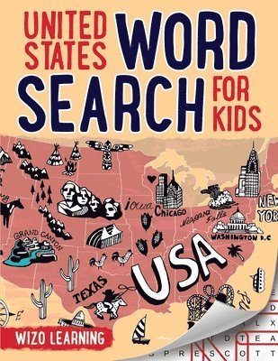 bokomslag United States Word Search For Kids