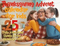 bokomslag Thanksgiving advent calendar book for kids