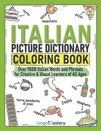 bokomslag Italian Picture Dictionary Coloring Book
