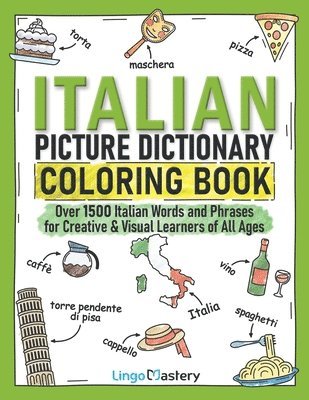 bokomslag Italian Picture Dictionary Coloring Book