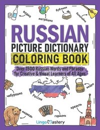 bokomslag Russian Picture Dictionary Coloring Book