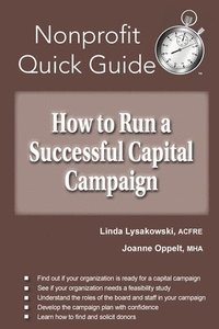 bokomslag How to Run a Successful Capital Campaign