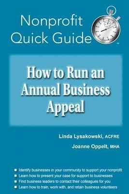 Linda Lysakowski, Joanne Oppelt, Linda, Lysakowski - How to Run an Annual Business Appeal, Häftad