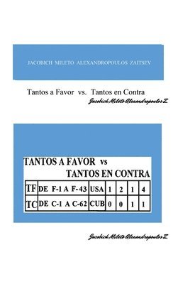 bokomslag Tantos a favor vs Tantos en Contra