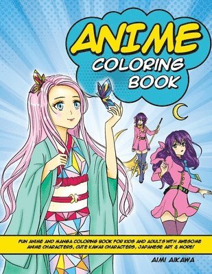 bokomslag Anime Coloring Book