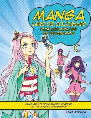 Mangas, un livre à colorier