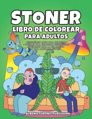 bokomslag Stoner libro de colorear para adultos