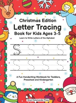 Smart Salamander Press - Letter Tracing Book for Kids Ages 3-5, Inbunden
