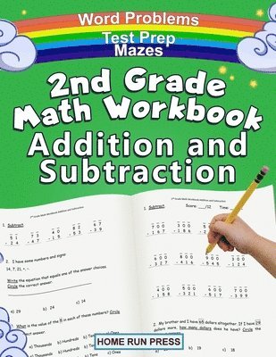 bokomslag 2nd Grade Math Workbook Addition and Subtraction