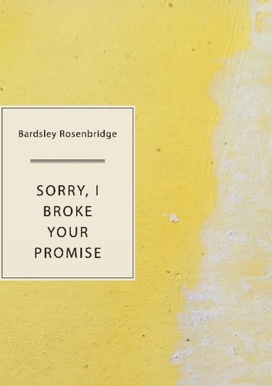 bokomslag Sorry, I Broke Your Promise