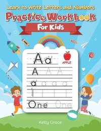 bokomslag Learn to Write Letters and Numbers Practice Workbook for Kids