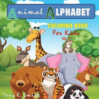 bokomslag Animal Alphabet Coloring Book for kids