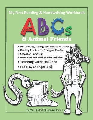 My First Reading & Handwriting Workbook: ABCs & Animal Friends 1