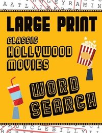 bokomslag Large Print Classic Hollywood Movies Word Search