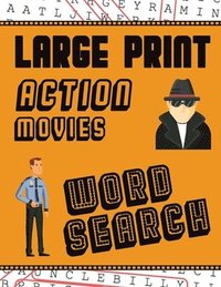 bokomslag Large Print Action Movies Word Search