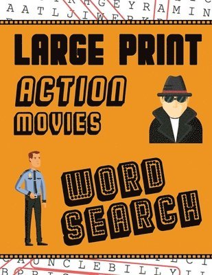 Large Print Action Movies Word Search 1